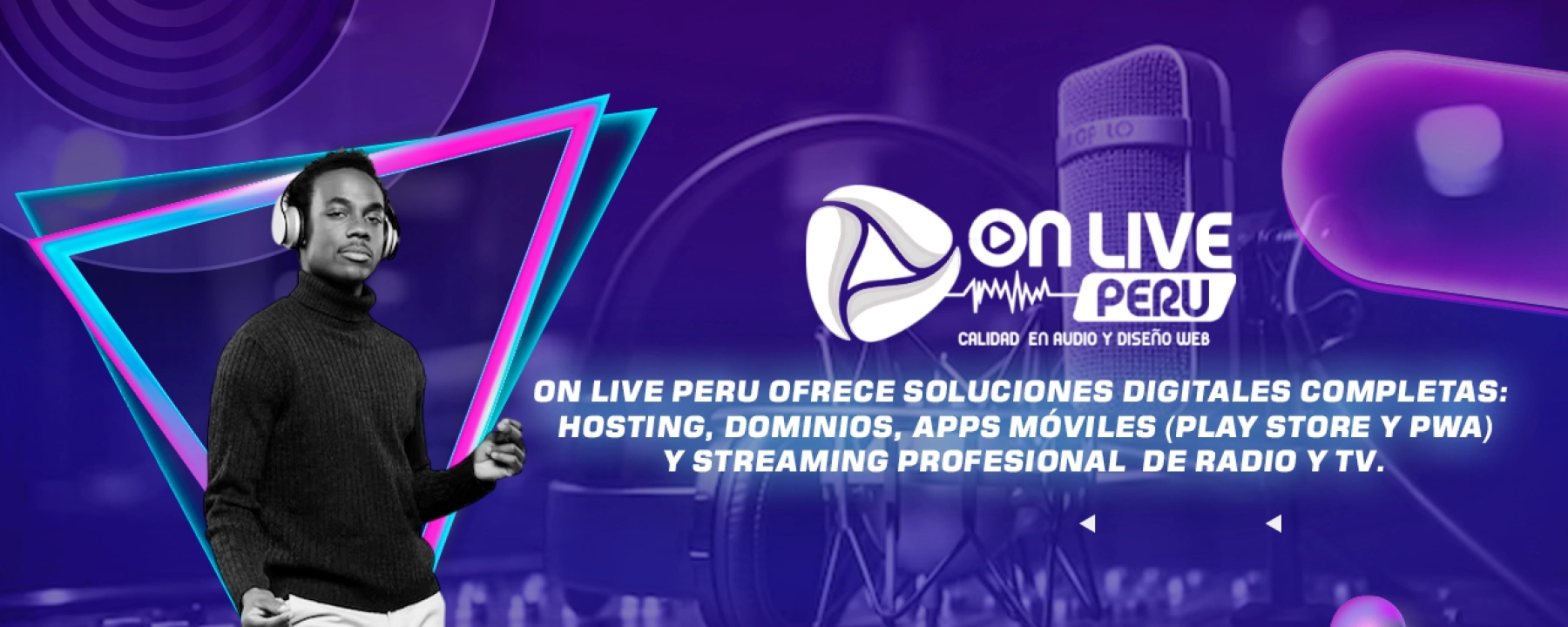 Banner de On Live Perú
